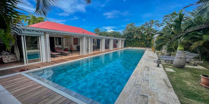 1.Location villa piscine Saint François Guadeloupe_vue d'ensemble